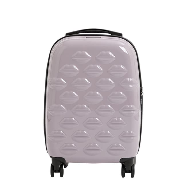 Lulu Guinness Lavender Lips Cabin Suitcase