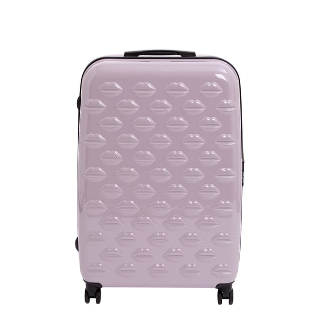 Lulu Guinness Lavender Lips Large Suitcase
