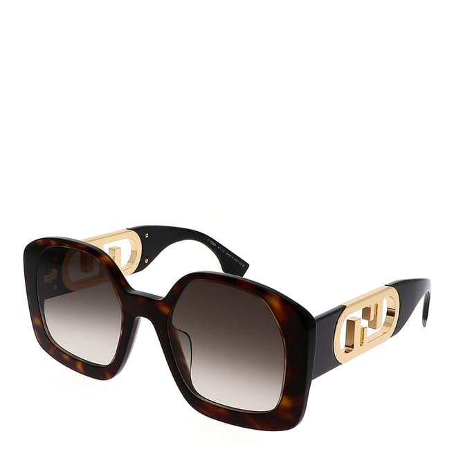 Fendi Women's Brown Fendi Sunglasses 54mm