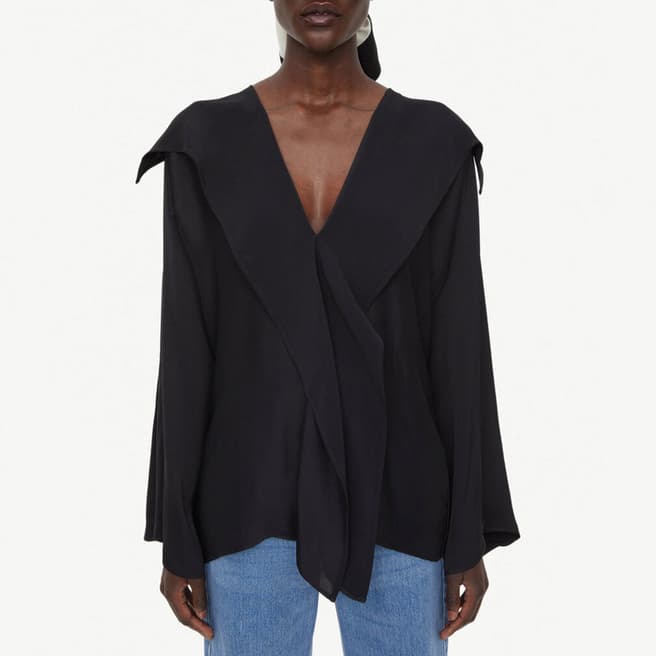 By Malene Birger Black Avrie Blouse