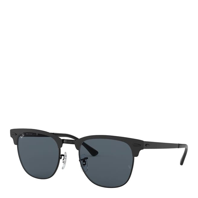 Ray-Ban Black & Blue Clubmaster Sunglasses 51mm