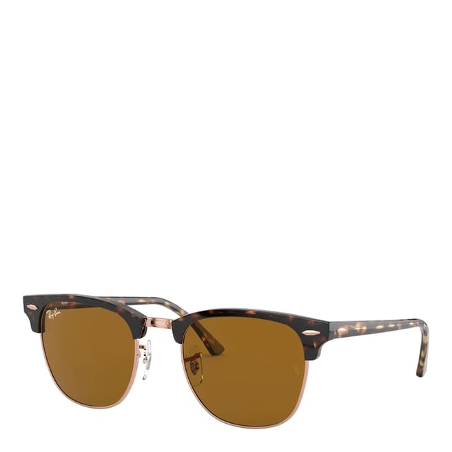 Ray-Ban Brown Clubmaster Sunglasses 49mm