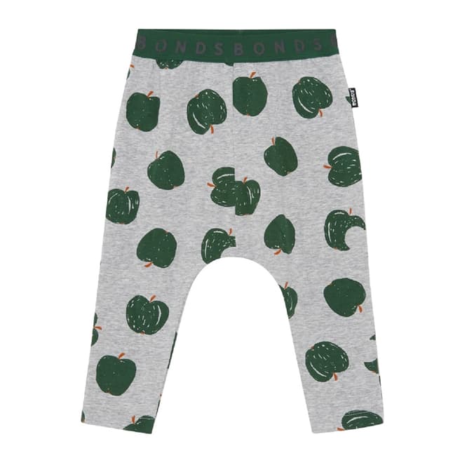 Bonds Dark Green Apple Roomies Cotton Blend Leggings