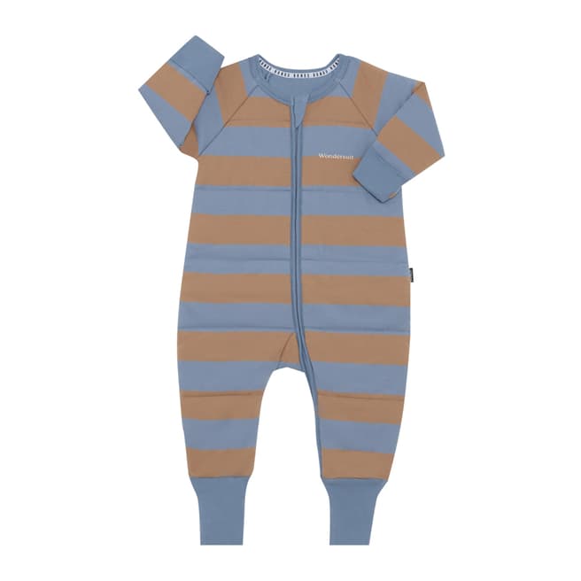 Bonds Blue Padded Cotton Blend Wondersuit