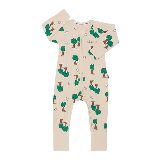 Bonds Nude Tree Zip Cotton Blend Wondersuit