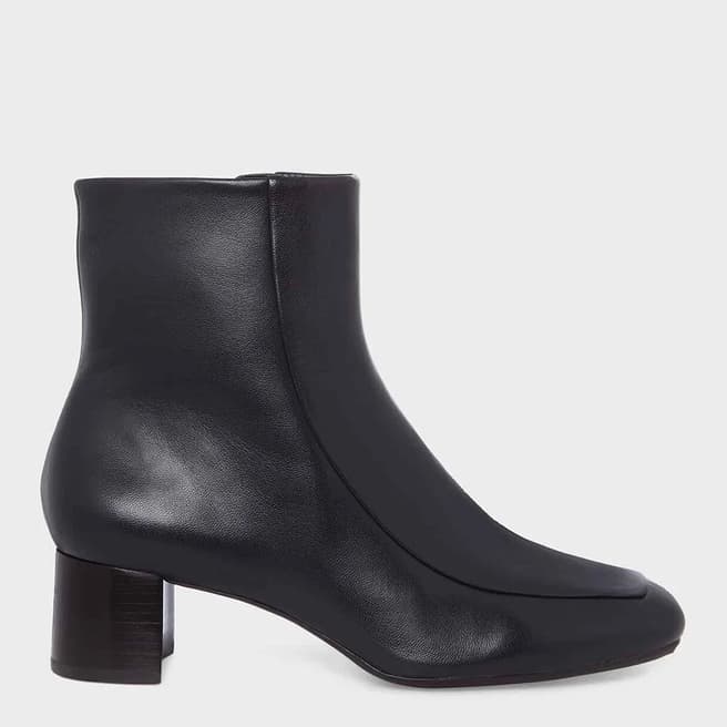 Hobbs London Navy Ottilie Leather Ankle Boots