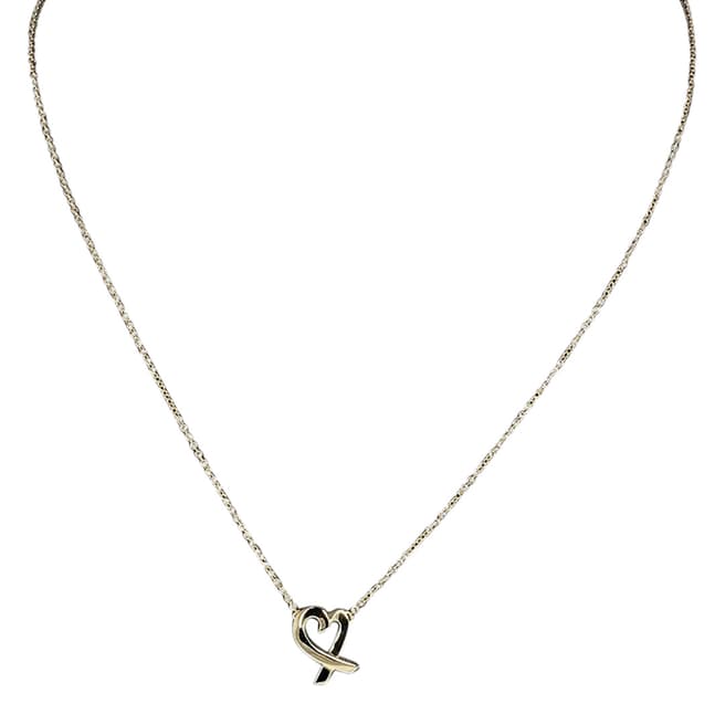 Vintage Tiffany & Co Yellow Gold Tiffany & Co Loving Heart Necklace