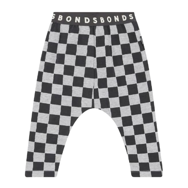 Bonds Black Check Roomies  Flare Legging