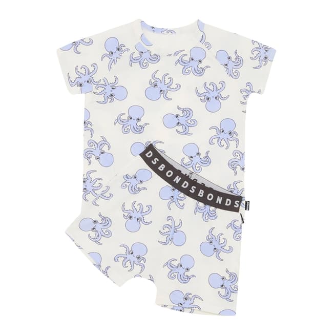 Bonds White Octupus Tee/Short Sleep Set