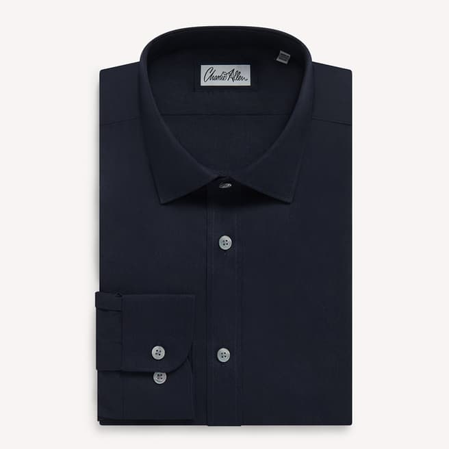 Charlie Allen Dark Navy Regular Fit Cotton Shirt