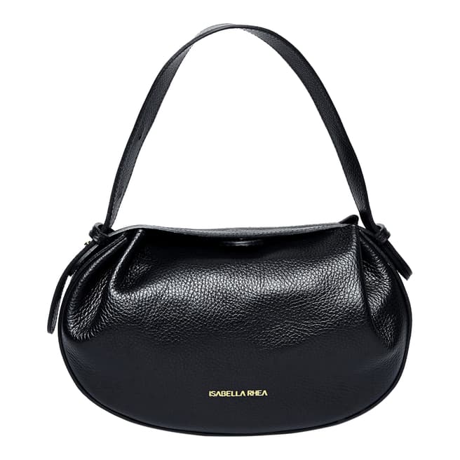 Isabella Rhea Black Leather Handbag
