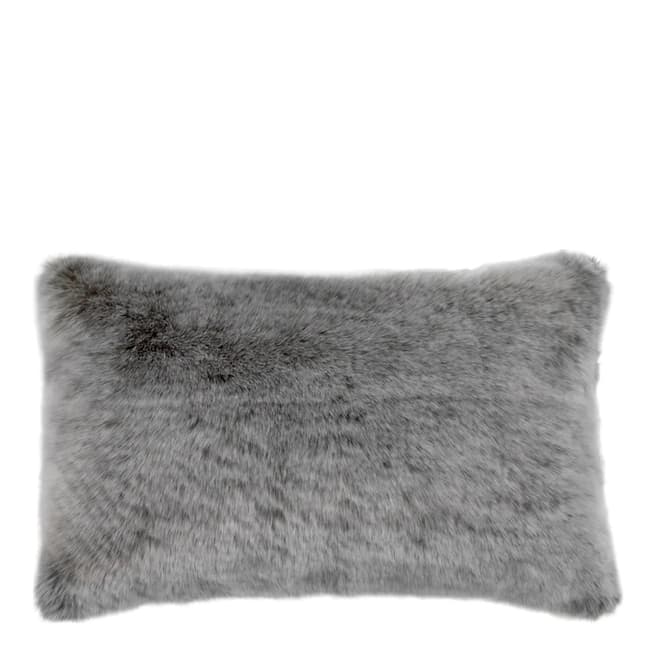 Eichholtz Alaska Faux Fur Scatter Cushion Rectangular 60x40cm, Grey