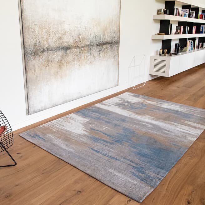 Louis De Poortere Atlantic Monetti Grey Impression Rug 80x150cm