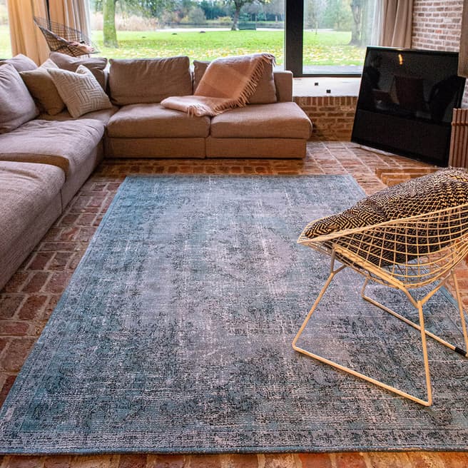 Louis De Poortere Palazzo Da Mosto Dandolo Blue Rug 140x200cm