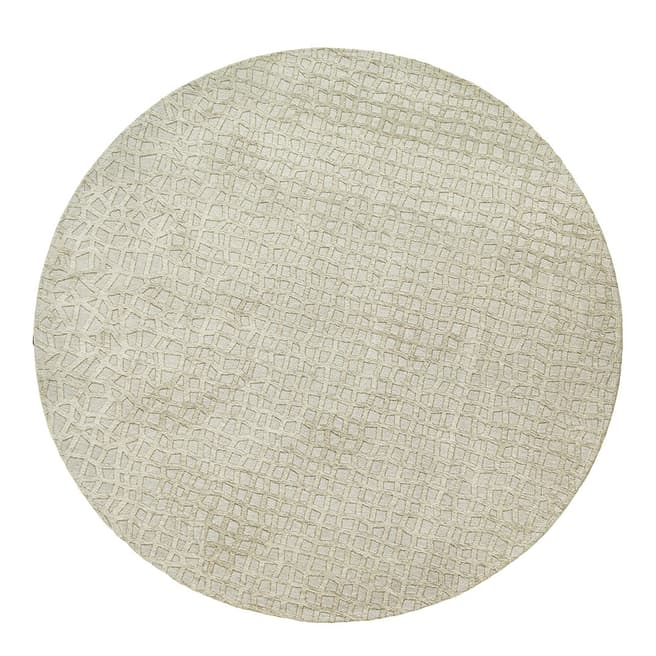 Louis De Poortere Structures Trammel Ovid Beige Rug 240x240cm