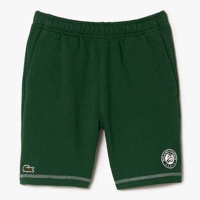 Lacoste Teen Boy's Dark Green Jogger Shorts