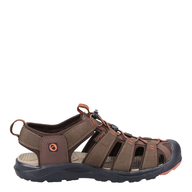 Cotswold Brown Marshfield Recycled Walking Sandal