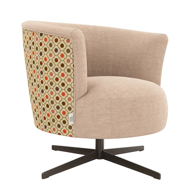 Orla Kiely Lily Armchair, Mini Spot Flower Pink