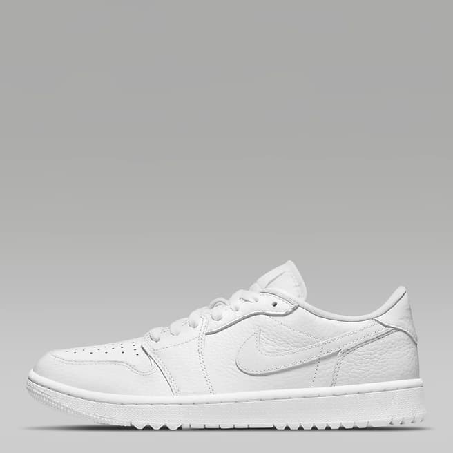 Nike Men's White Nike Air Jordan 1 Low Trainers