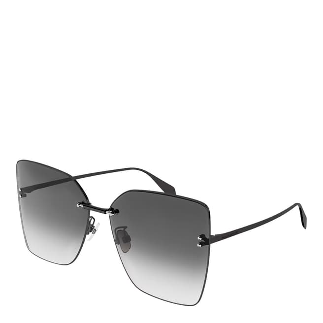 Alexander McQueen Women's Alexander McQueen Black Sunglasses 63mm