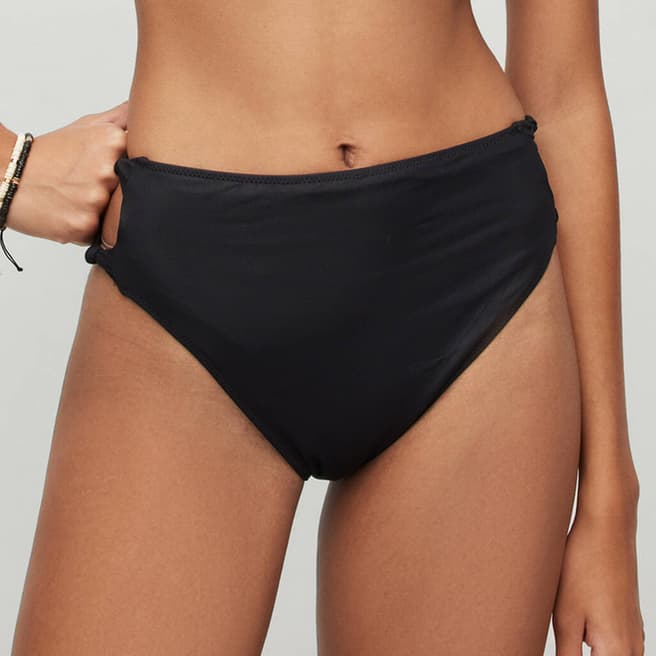 AllSaints Black Emma Bikini Bottoms