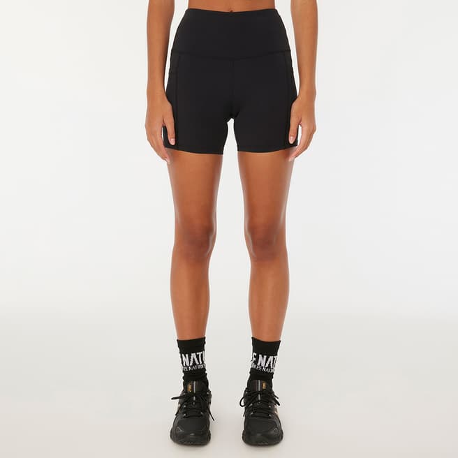 P.E Nation Black Recalibrate 5 Inch Bike Short