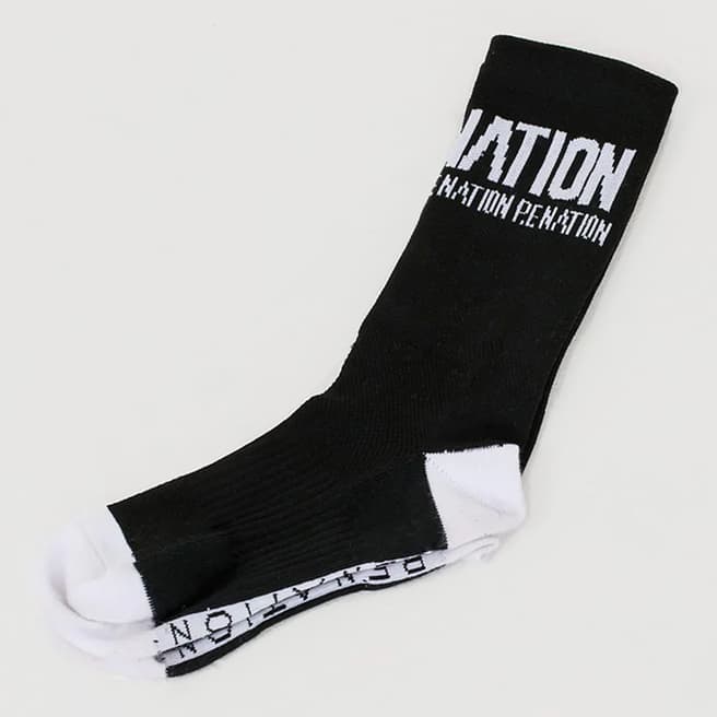 P.E Nation Black Backline Sock