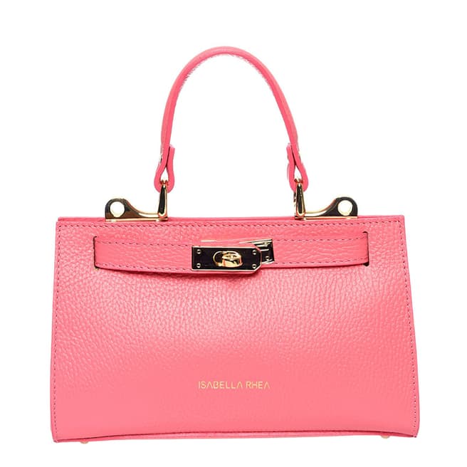 Isabella Rhea Pink Leather Handbag