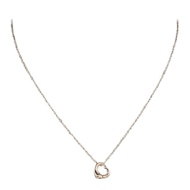 Vintage Tiffany & Co Yellow Gold Tiffany & Co Open Heart Necklace