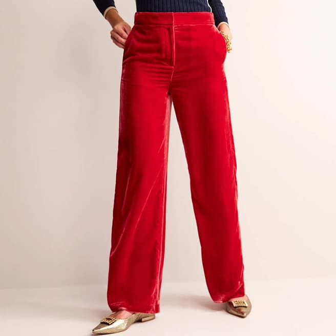 Boden Red Westbourne Trousers