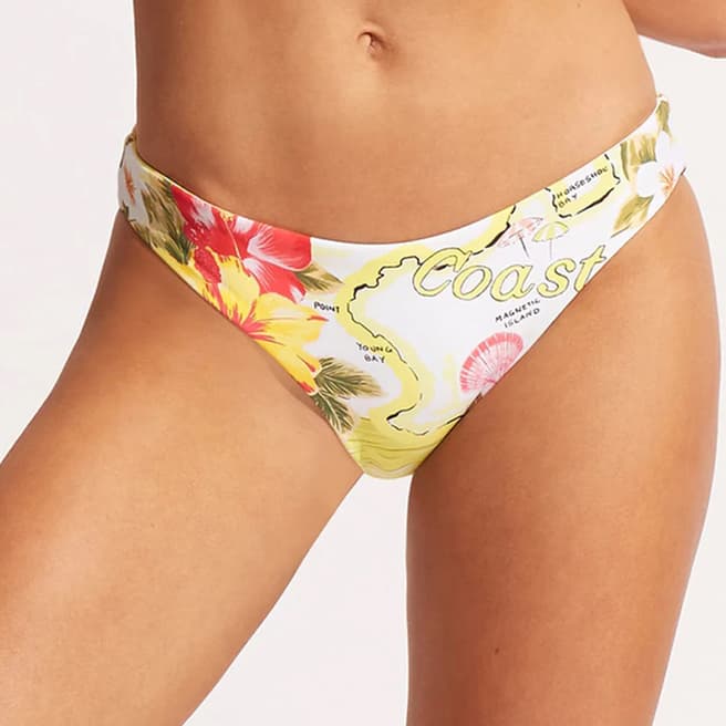 Seafolly Lime Reversible Hipster