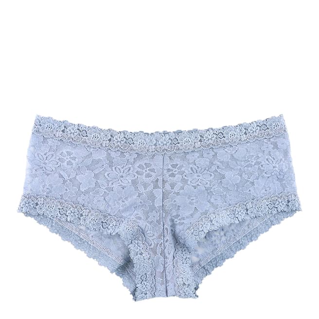 Hanky Panky Blue Grey Daily Lace Boyshort Brief