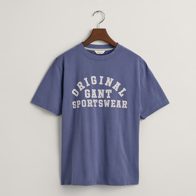 Gant Teen's Blue Original Sportswear Cotton T-Shirt