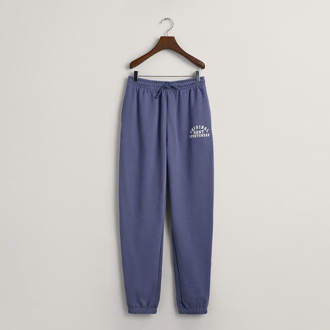 Gant Teen's Blue Original Sportswear Cotton Blend Joggers