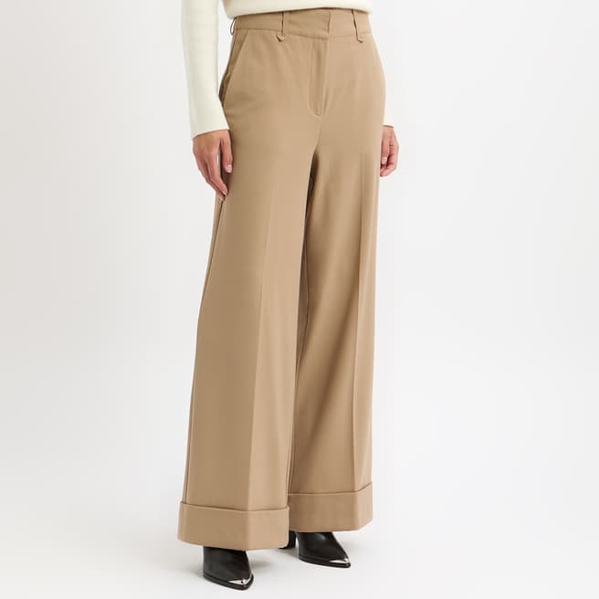 N°· Eleven Bone Wool Blend Trouser