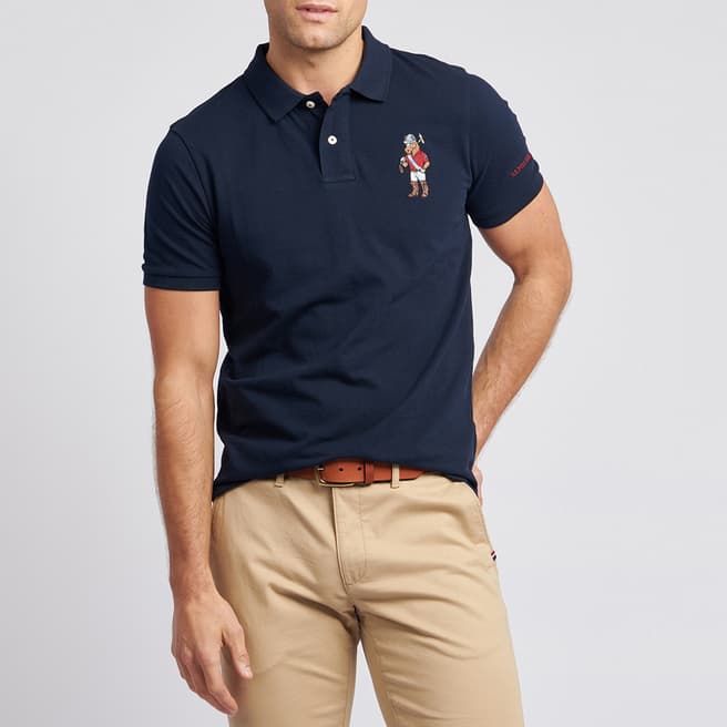 U.S. Polo Assn. Navy Embroidered Logo Cotton Polo Shirt