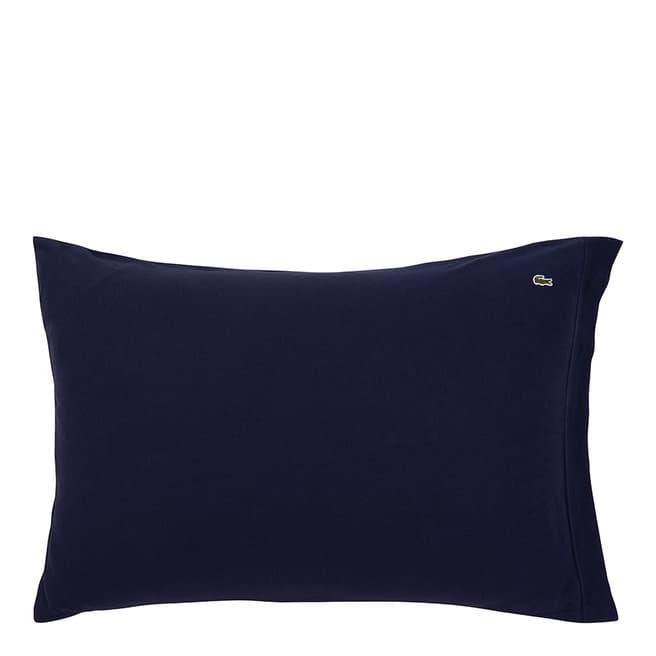Lacoste Pique 1 Marine Standard Pillowcase
