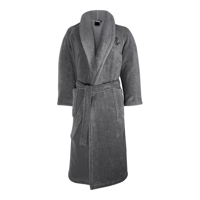Ralph Lauren CL Langdon Size L Robe, Charcoal