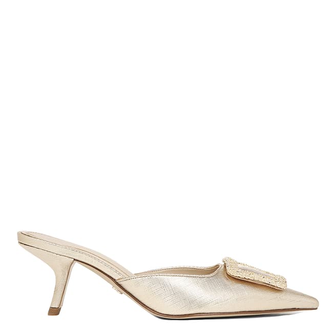 Sam Edelman Gold Brit Heeled Mule