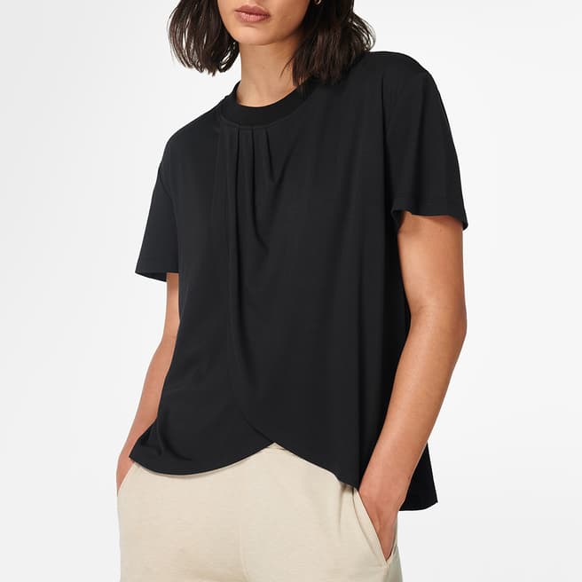 Sweaty Betty Black Tori Short Sleeve Tee