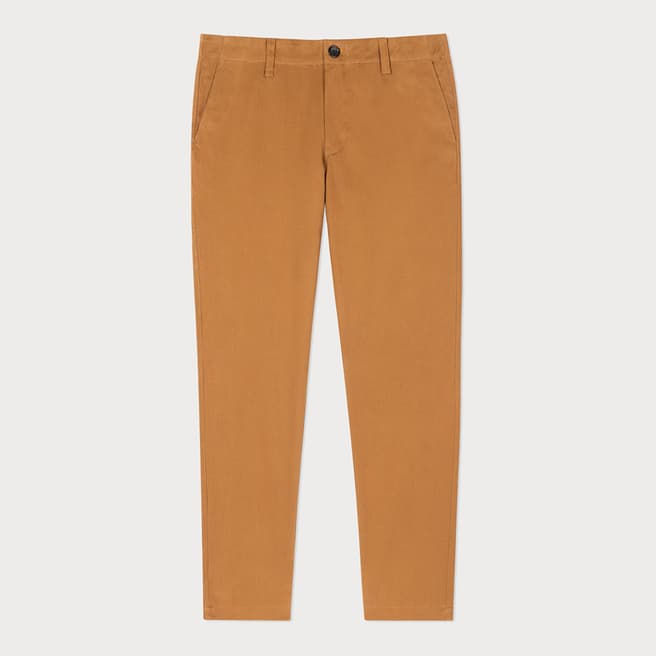 PAUL SMITH Tan Tapered Fit Trousers