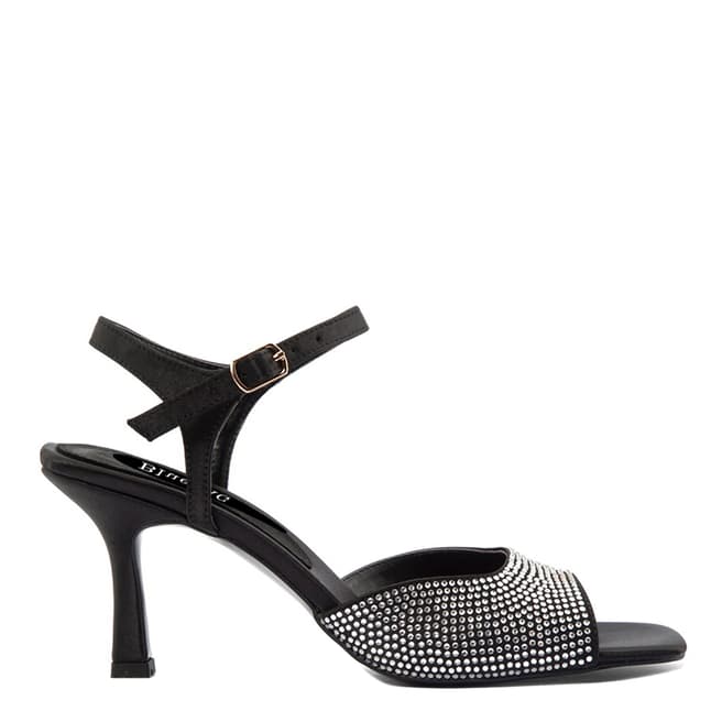 Bluetag Black Heeled Sandal