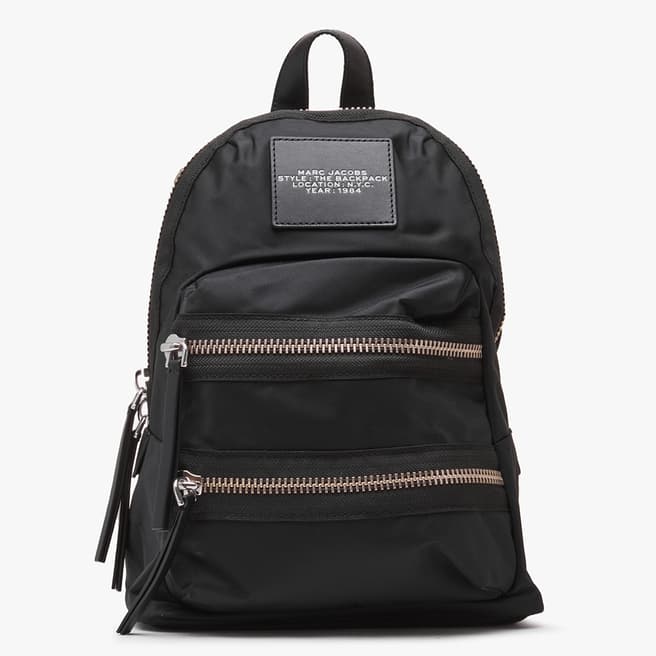 Marc Jacobs Black The Biker Nylon Large Backpack