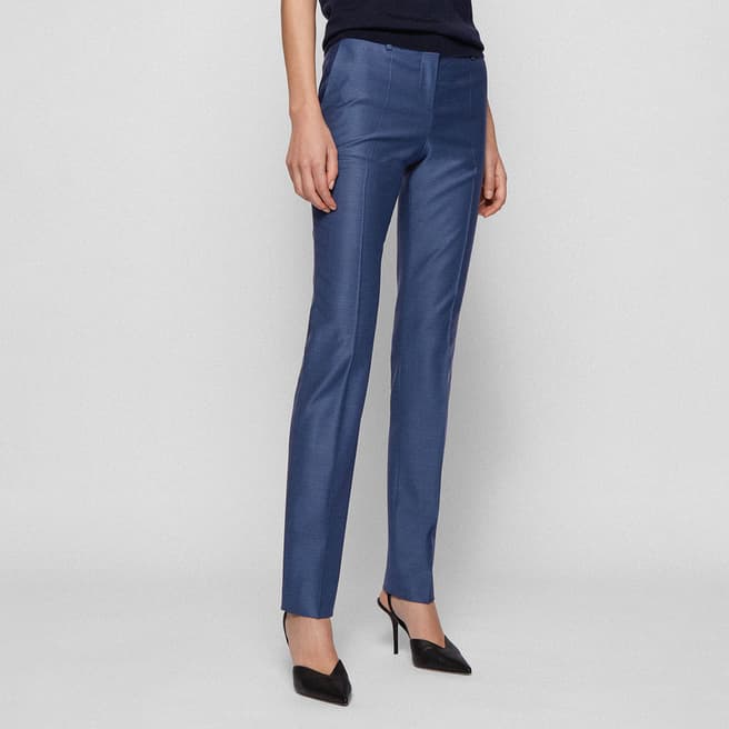 BOSS Blue Titana Wool Trousers