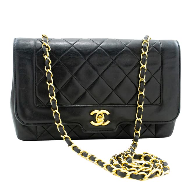 Vintage Chanel Black Chanel Diana Shoulder Bag