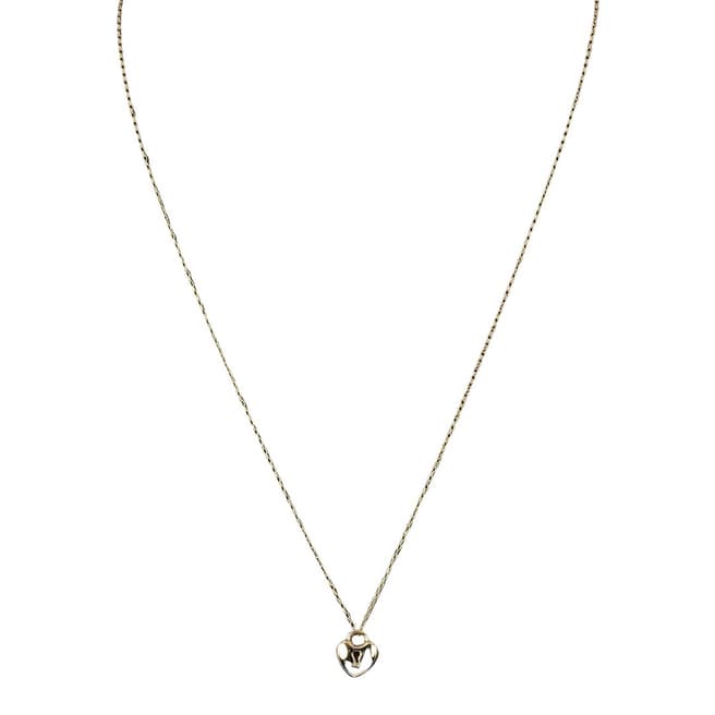 Vintage Tiffany & Co Gold Tiffany & Co Heart lock necklace