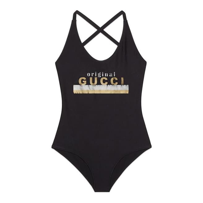 Gucci Gucci Original Gucci Print Swimsuit