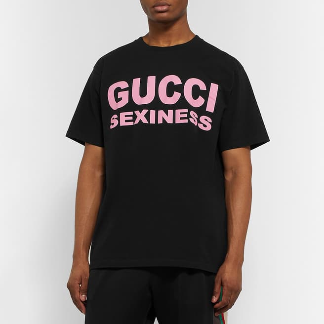 Gucci Gucci Sexiness Print Oversize T-Shirt