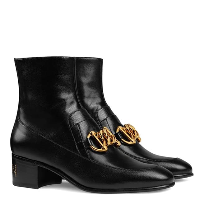 Gucci Women's Black Ankle Boot