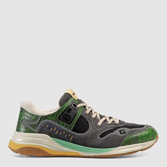Gucci  Men's Green Ultrapace Trainers